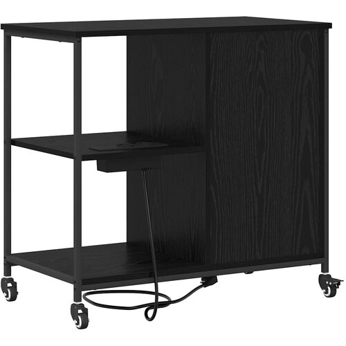  s postajom za punjenje Crni hrast 76 x 41 x 72 cm Slike