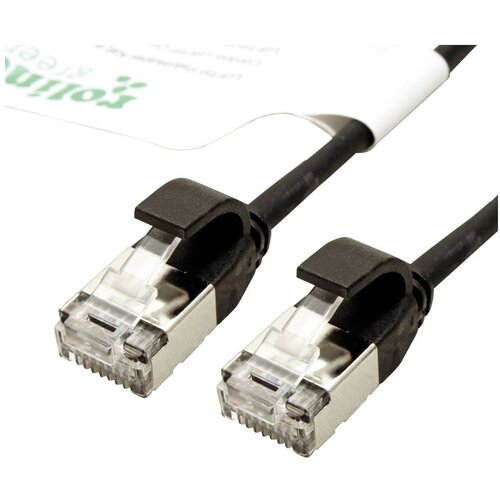 Roline green 21443353 RJ45 omrežni kabel\, Patch kabel CAT 6a U/FTP 1.00 m črna 1 kos, (20630787) Cene
