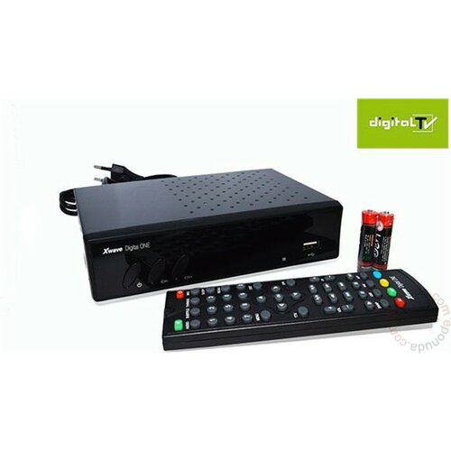 X Wave SetTop Digital ONE Box Digitalni Risiver DVB-T2 Prijemnik, USB, HDMI Slike