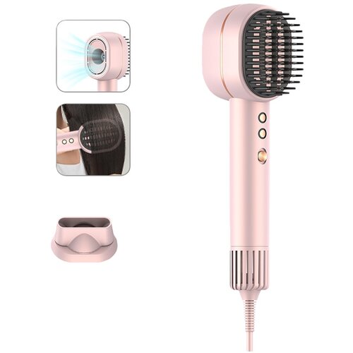 INF 1400W Visokohitrostna krtača za su&scaron;enje las s 110.000 RPM motorjem in &scaron;obo Pink, (5000116792) Cene