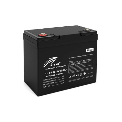 Fuji SOLAR LITIJ-IONSKA BATERIJA LFP 12.8V 100Ah RITAR Slike