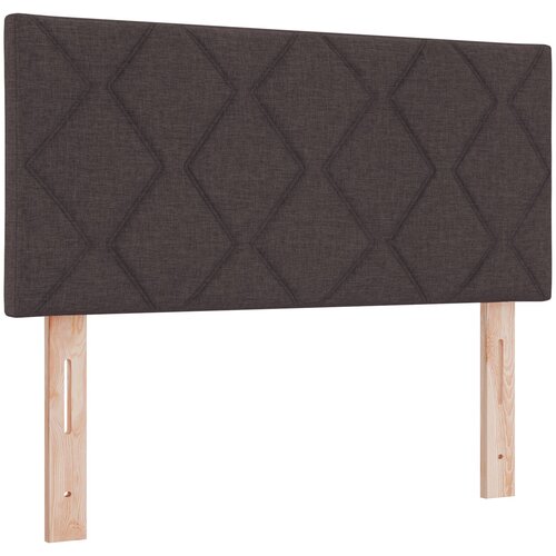 vidaXL Vzglavje z Diamantnimi Bloki Temno Rjave 90 cm Tkanina, (22080270) Cene