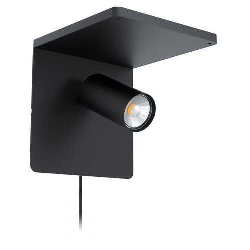 Eglo DEKORAT. STENSKA SVETILKA CIGLIE 5W GU10 ČRNA, STIKALO, POLNILNIK Cene