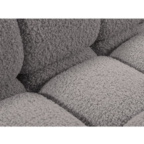 Micadoni Svetlo siva kotna sedežna garnitura iz tkanine boucl&amp;eacute; (levi kot) Bellis &amp;ndash; Home Slike