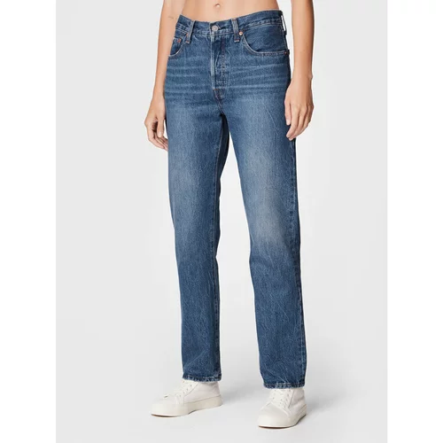 Levi's Jeans hlače 501® 12501-0400 Mornarsko modra Original Fit
