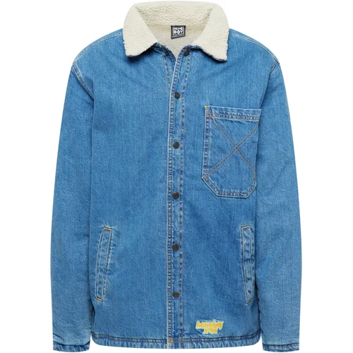 HOMEBOY Prijelazna jakna 'SHERPA Jacket Denim' plavi traper