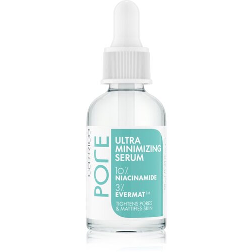 Catrice Pore Ultra Minimizing Serum 10% Niacinamide serum za obraz za me&amp;scaron;ano kožo 30 ml za ženske Slike