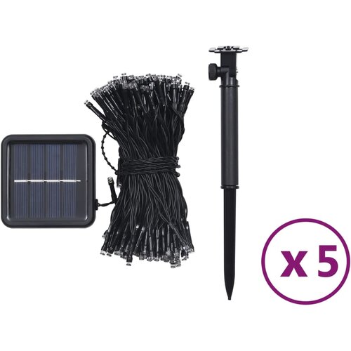  Solarna vilinska svjetla 5 kom 5 x 200 LED &amp;scaron;arena Slike