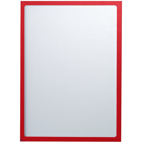 eurokraft basic Magnetni informacijski žep, DIN A4, ŠxV 225 x 312 mm, rdeč okvir, DE 10 kosov Cene