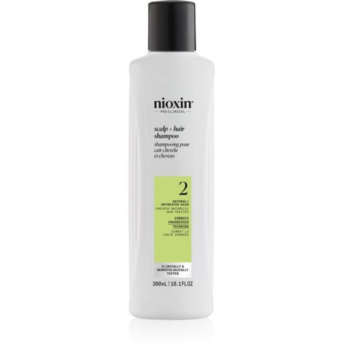 Nioxin System 2 Scalp + Hair Shampoo &amp;scaron;ampon proti redčenju las 300 ml Slike