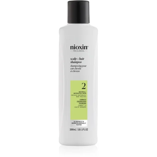 Nioxin System 2 Scalp + Hair Shampoo šampon proti redčenju las 300 ml