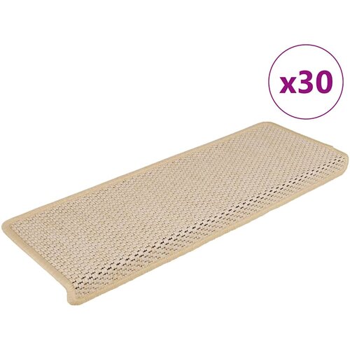  Samoljepljivi otirači za stepenice 30 kom 65x21x4 cm Berber Cene