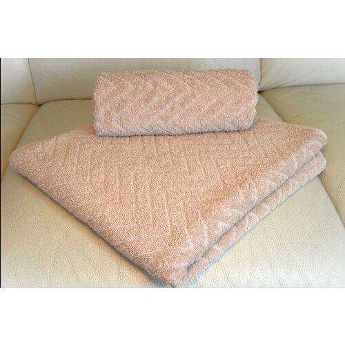 Crafter Peškir Zig Zag 50x90cm 450g/m2 svetlo bež Cene