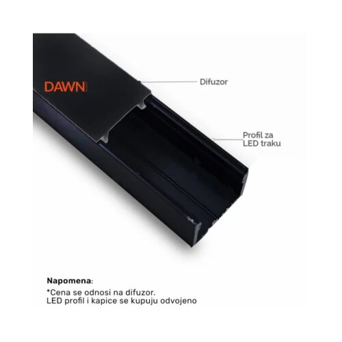 DIFUZOR ALP004-R CRNI Slike