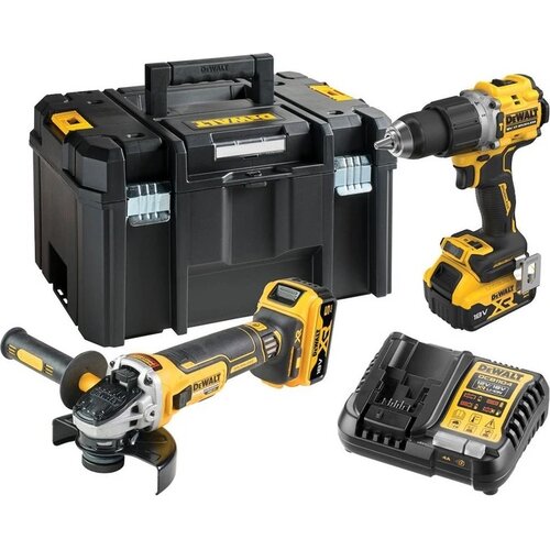 Dewalt DCK2026P2T set od 2 alata 18V xr bez četkica, DCD805 + DCG405 Slike