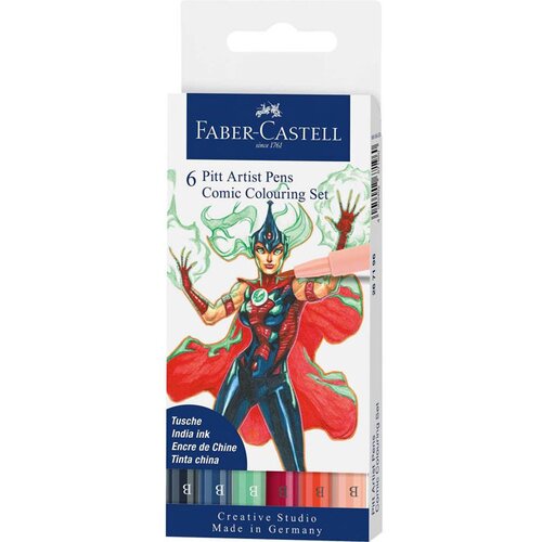 Faber-Castell Flomastri Faber-Castell Pitt Comic, 6 kosov Cene