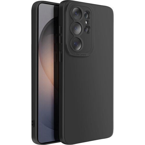 AVIZAR Mehak silikonski ovitek za Galaxy S26 Ultra z ojačanim blokom kamere, Črna, (5000274486) Cene