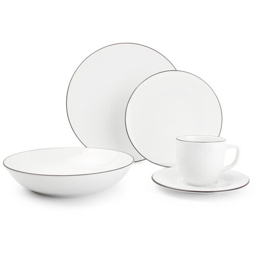 Salt&Pepper Porcelanast jedilni servis 20 ks za 4 osebe Puro – Cene