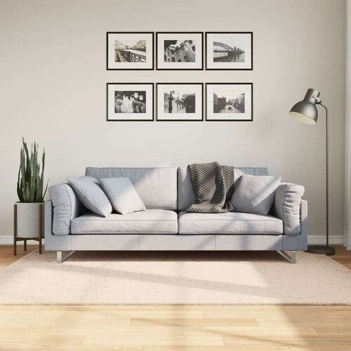  HUARTE kratkih vlakana mekani i perivi bež 140 x 200 cm Cene