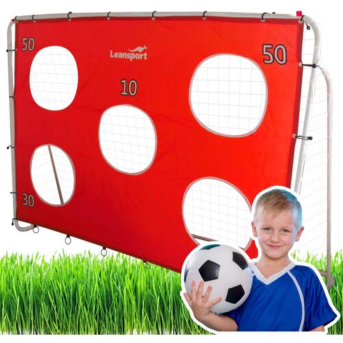  Nogometni gol s podlogom za gađanje mete 213x152x75cm Slike