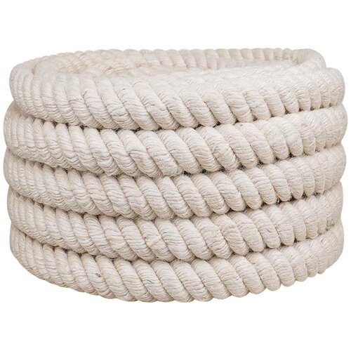  Uže od jute 36 mm Bijela 100% Juta Tossa - 36 mm 5 m Bijela Slike