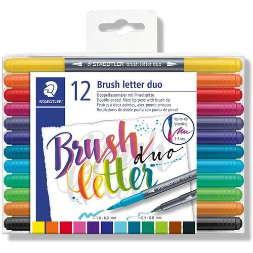 Staedtler Flomaster Brush Letter Duo, obostrani, 12 komada Cene