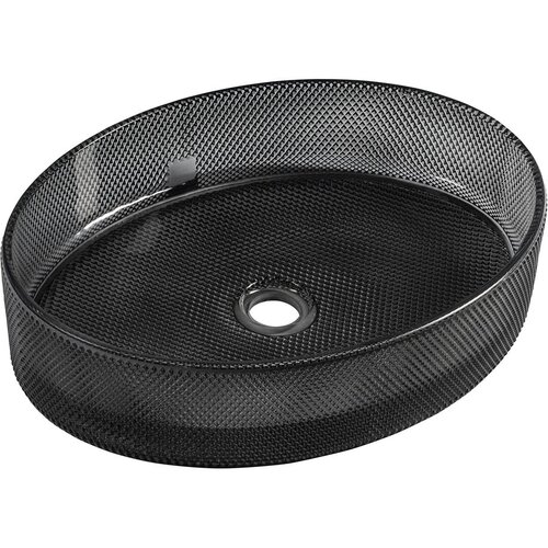 Sapho Crni stakleni umivaonik 49x38 cm Nobal &amp;ndash; Slike