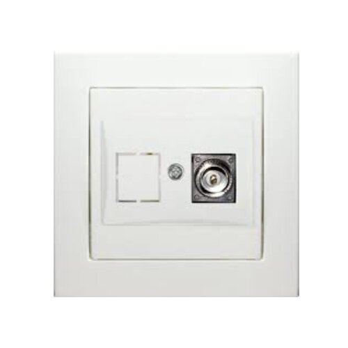 Utičnica ANTENSKA KRAJNA BIJELA 6311 4.0000 ALORA Slike