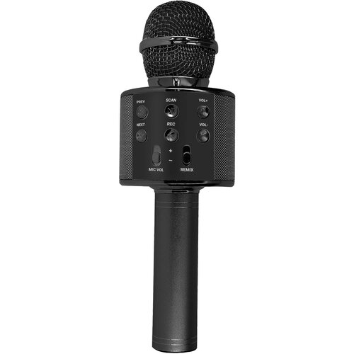 Avizar Mikrofon za karaoke Bluetooth Vgrajeni zvočnik Večnamenski gumbi, Črna, (5000019344) Cene