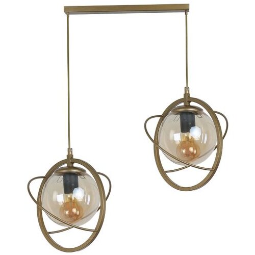 Opviq nepal 2 li Sıralı eskitme bal Camlı Sarkıt antique chandelier Slike