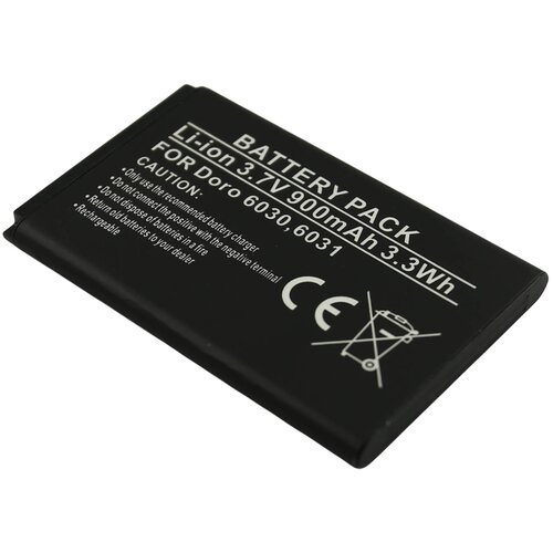 AVIZAR Nadomestna baterija za Doro 6030 / 6031 Li-ion 3.7V 900mAh 3.3Wh, Črna, (5000070523) Cene