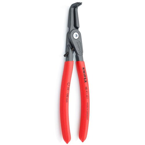 Knipex kriva zeger kle&amp;scaron;ta za unutra&amp;scaron;nje sigurnosne prstenove sa graničnikom 210mm - pod 90&amp;deg; (48 41 J31) Slike