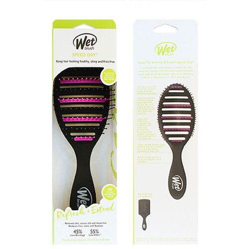 Wet Brush Speed Dry Charcoal infused četka za sve tipove kose 1 kom Slike
