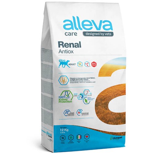 Alleva care veterinary line adult renal antiox - dijetetska hrana za pse za podr&amp;scaron;ku funkciji bubrega i urinarnom traktu (2kg, 5kg, 12kg) 12kg Slike