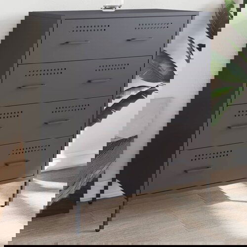 vidaXL Komoda antracit 68 x 39 x 89 cm čelična Cijene