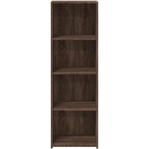  Visoka komoda boja hrasta 40x41x124 cm od konstruiranog drva Slike