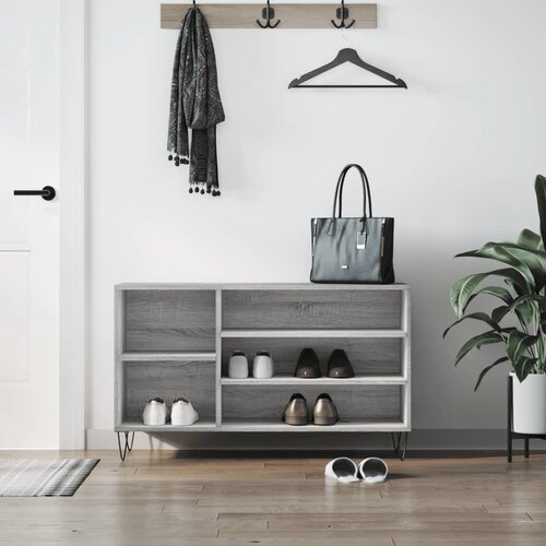  The living store omarica za čevlje siva sonoma 102x36x60 cm inženirski les - omarica za čevlje, (21485609) Cene