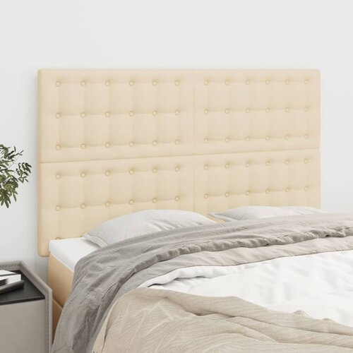 vidaXL Uzglavlja 4 kom krem 72 x 5 x 78/88 cm od tkanine Cijene