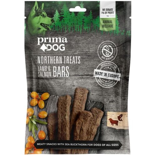 Prima Northern treats Bars - Lamb and Salmon 80g Cene