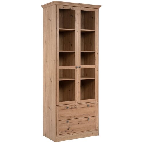 XORA vitrina, hrast artisan Cene