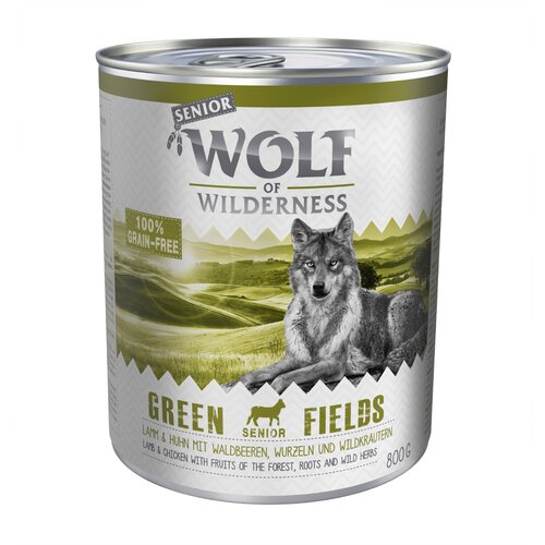 Wolf of Wilderness Varčno pakiranje Senior 24 x 800 g - Mešano pakiranje Cene
