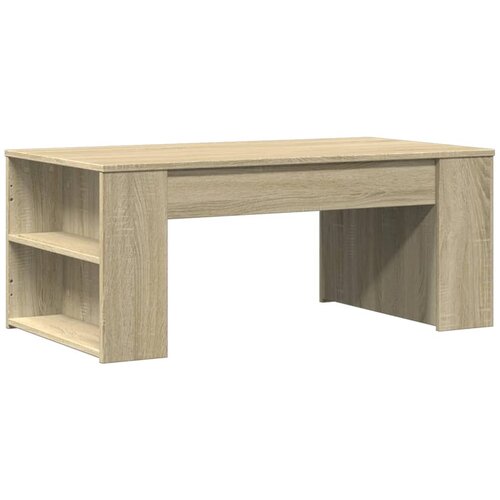 Maison Chic Klubska mizica - kavna mizica - Nizka mizica sonoma hrast 102x55x42 cm inženirski les, (21752789) Slike