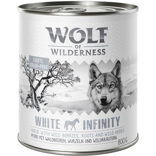 Wolf of Wilderness Adult 6 x 800 g - NOVO: White Infinity - konj Cene