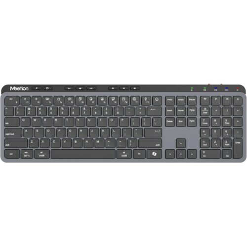 MeeTion Punjiva bežična bluetooth tastatura WK330 Space Gray Cijene