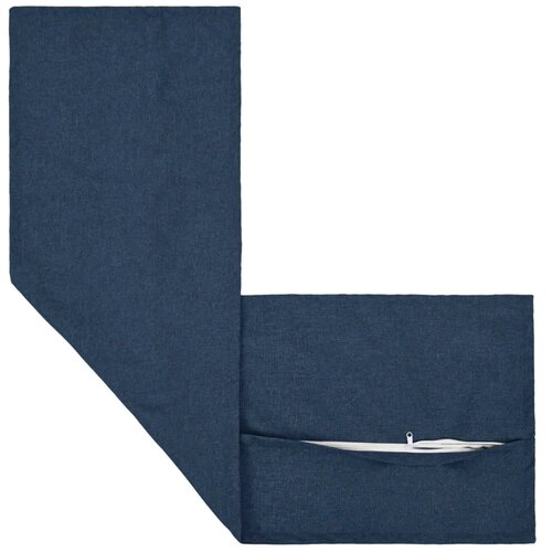  Presvlaka za jastuk 2 kom. HOUTEN Plava 40 x 145 cm Umjetni lan - Plava 40 x 145 cm 2 Slike