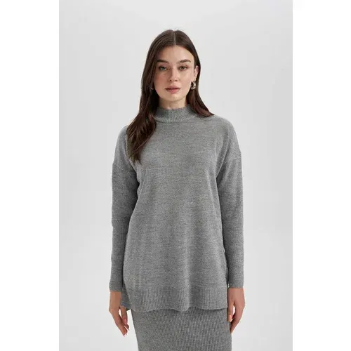 Defacto Regular Fit Half Turtleneck Tunic