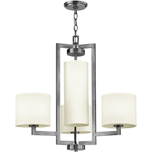 Elstead Lighting Elstead Hampton Stropni viseči lestenec s 4 lučmi, več krakov, starinski nikelj, E27, (22098363) Cene