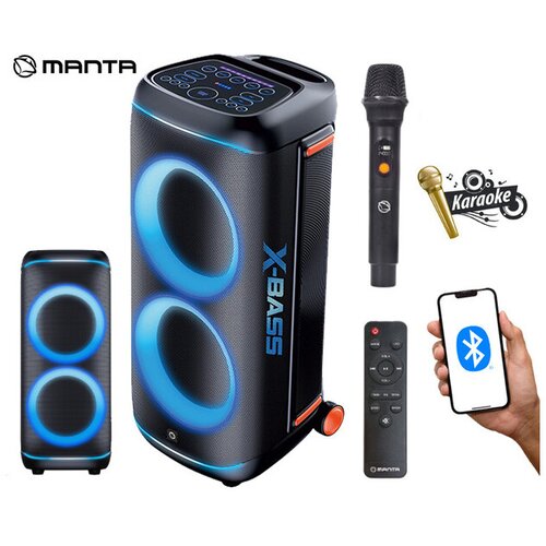 Manta karaoke zvočnik z mikrofonom MASPK1002B400 NOVA Slike