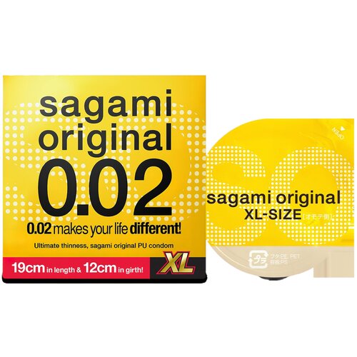 Sagami Original 0,02 XL - kondom - 61mm (1 kom) Slike