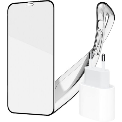  dodatna oprema za iphone 16 plus (punjač + staklo + maska) Cene